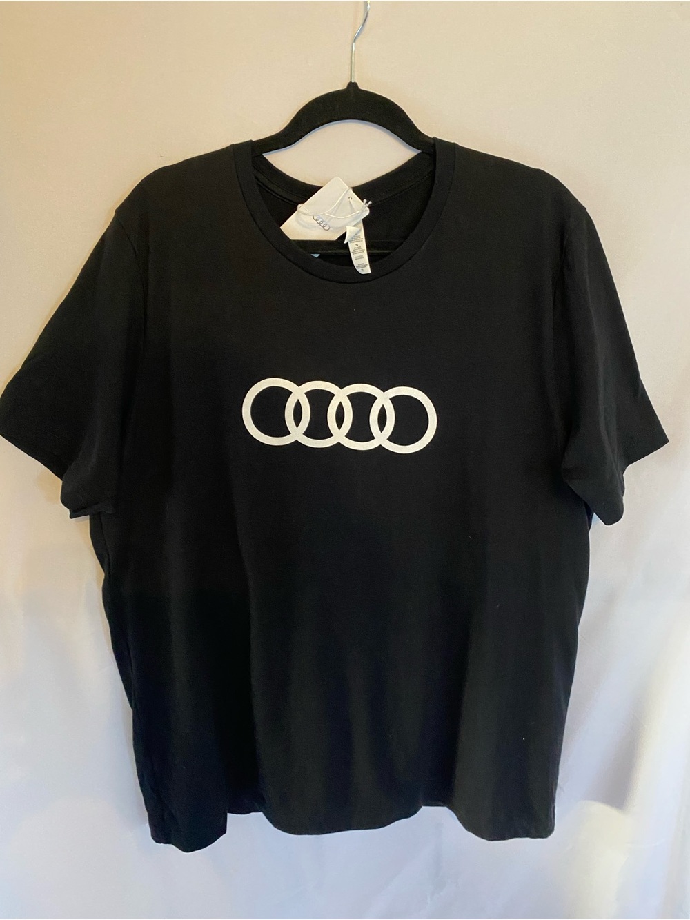 Audi Black Short Sleeve Logo T-Shirt